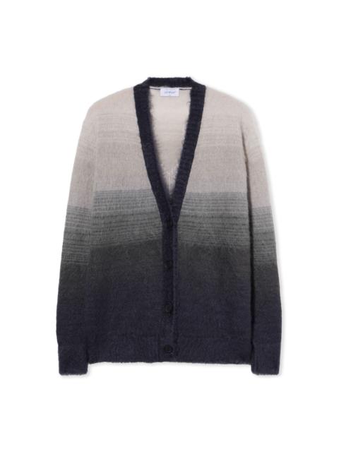 Off-White Mohair Arrow Degrade Cardigan