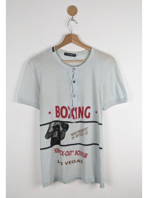 Dolce & Gabbana Dolce Gabbana Boxing Knock-Out Boxeur Las Vegas shirt