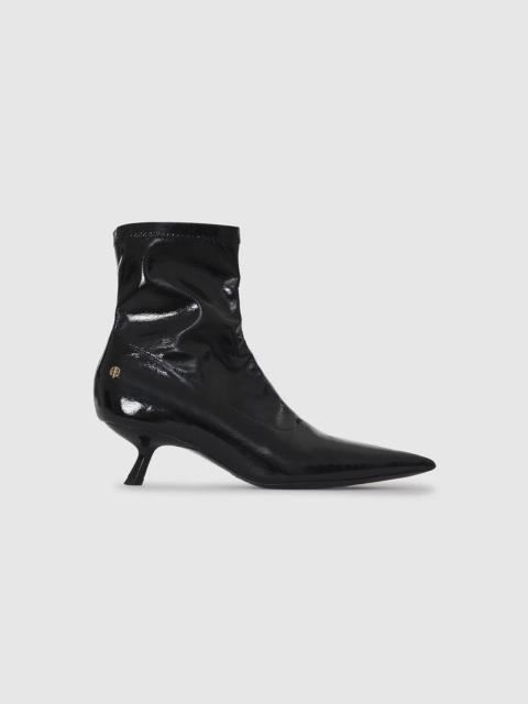 ANINE BING Hilda Boots - High-Shine Black