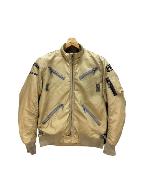 Other Designers Japanese Brand - MOTOR HEAD RIDERS BIKER FUR SHERPA JACKET #8936-040