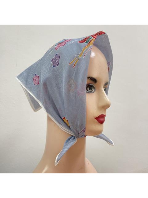 Other Designers Japanese Brand - Floral bandana handkerchief neckerchief turban japanese art