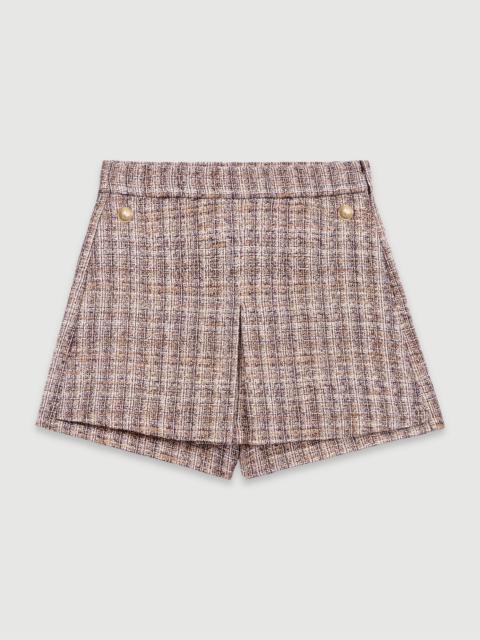 maje Tweed skort