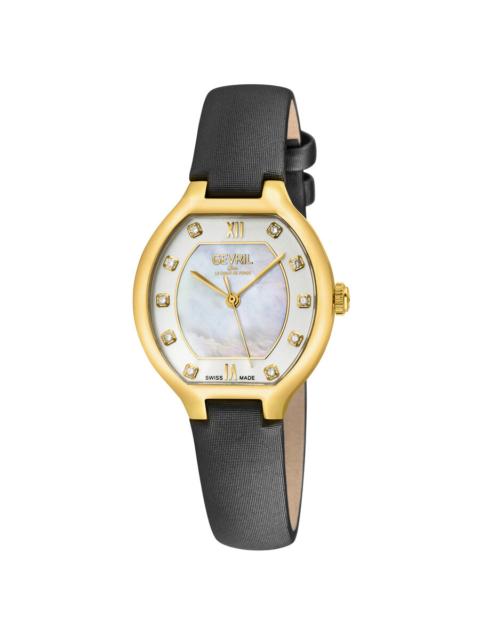 Other Designers Gevril Lugano Quartz Diamond Ladies Watch 14021