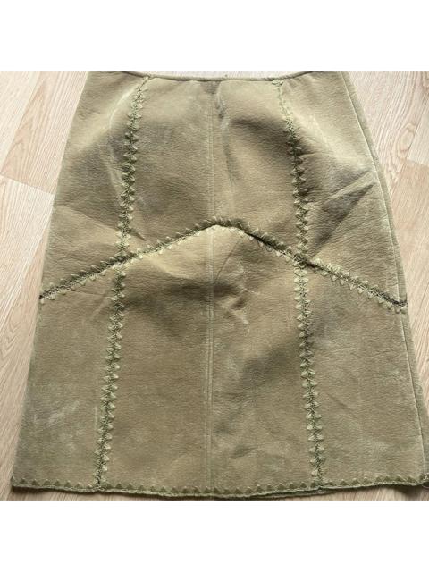 Other Designers Women's Tan and Khaki Skirt