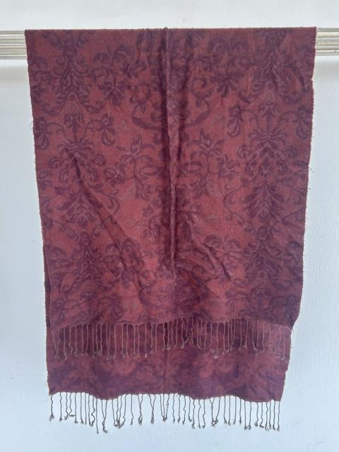 Other Designers Other - Japan Muffler Scarf Floral Marroon