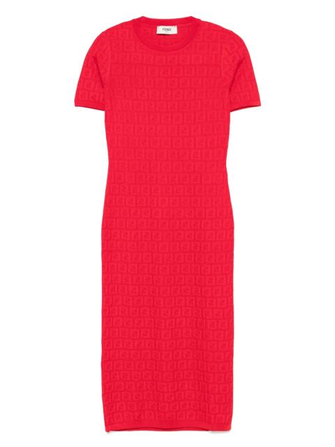 FENDI FF-jacquard dress