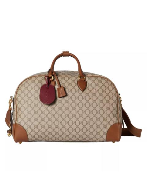 GUCCI GUCCI GG Medium Beige/Brown Duffle Bag New Authentic