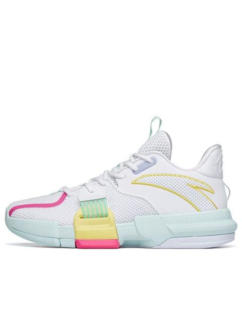 ANTA ANTA Light Crazy 1 Basketball Shoes 'White Green Pink' 112221618-4