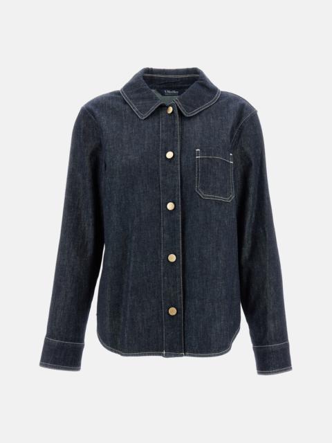 'S Max Mara S Max Mara Women Cotton Denim Shirt