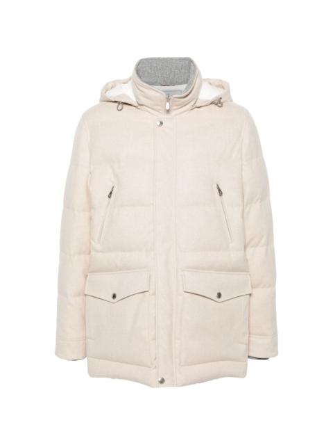 wool puffer jacket