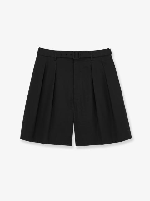 SAINT LAURENT Saint Laurent Certified Cotton Shorts Black