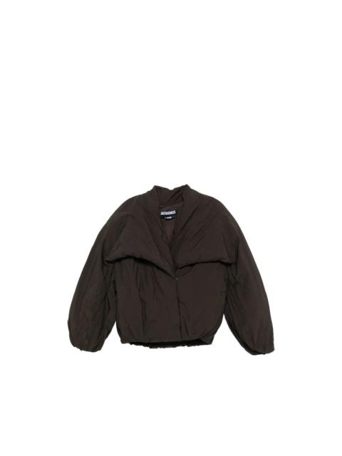 JACQUEMUS Jacquemus Brown Jackets - Puffer Jackets Women