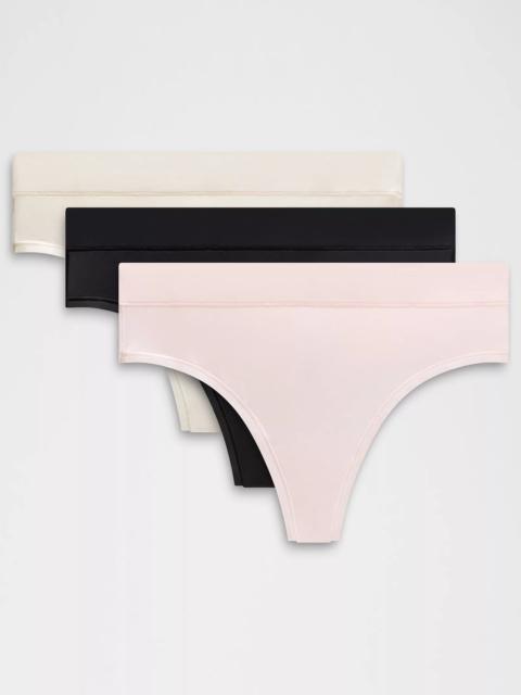 lululemon UnderEase High-Rise Thong Underwear *3 Pack