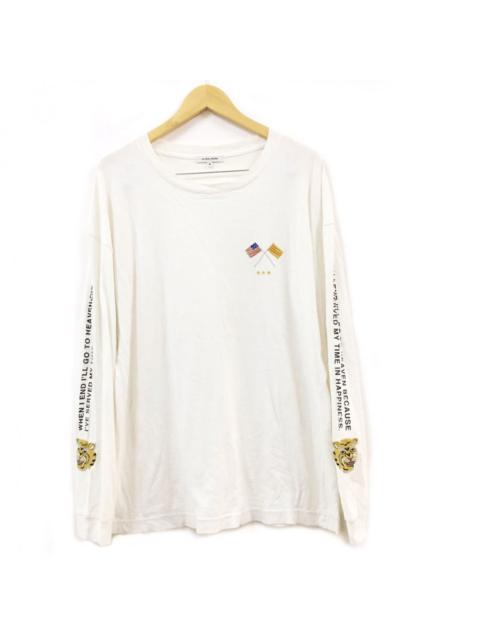 Other Designers Global Work - Tiger embroidered Oversized long sleeve tee