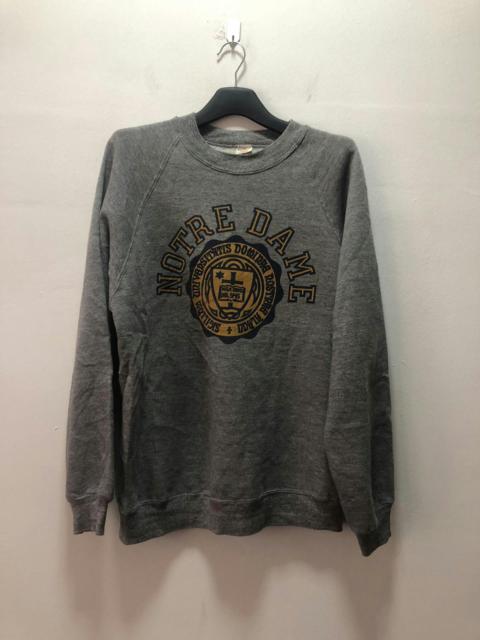 Other Designers Vintage NOTRE DAME Sweatshirt Triblend 80s Collegiate