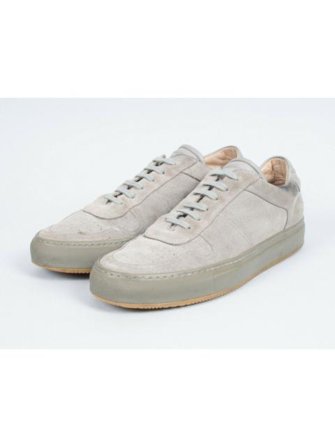 Common Projects Common Project Bball Low Grey Suede Sneakers