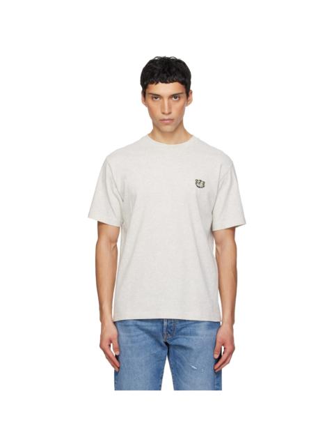 KENZO Gray Kenzo Paris 'KENZO Wild Tiger' Embroidered T-shirt