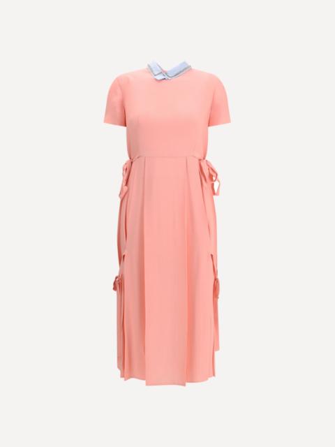 sachin and babi light blue dress Matteau Strapless Cotton Midi Dress Black Matteau