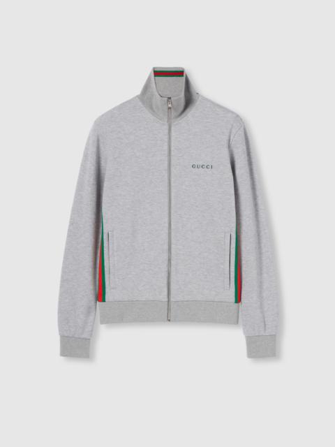 GUCCI Cotton piquet double zip jacket