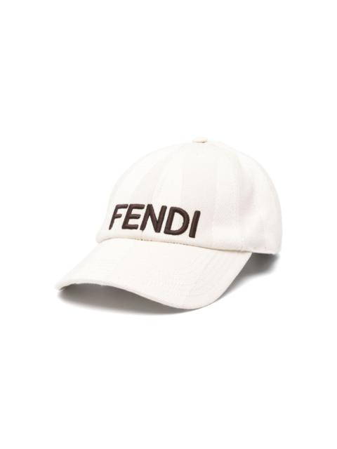 logo-embroidered cap