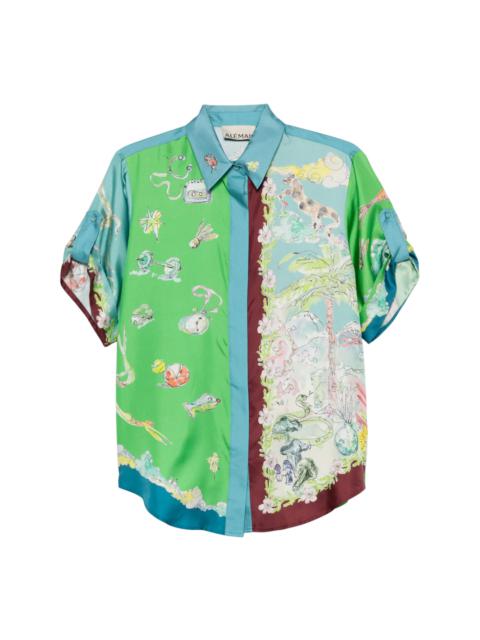 ALÉMAIS Daria Silk Shirt