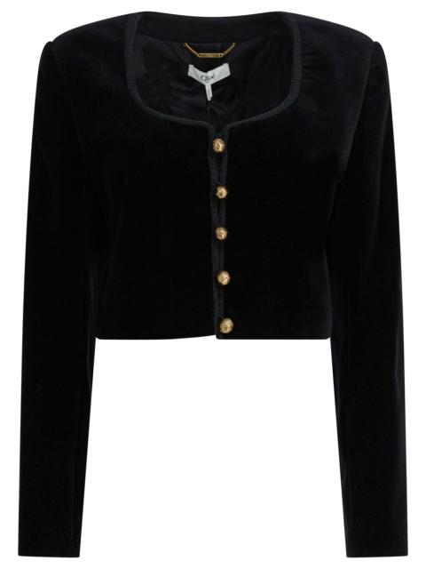 Chloé Chloé Cropped Jacket With Buttons