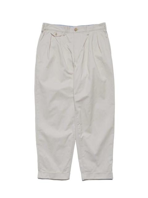 BEAMS PLUS 2Pleats Twill Cement