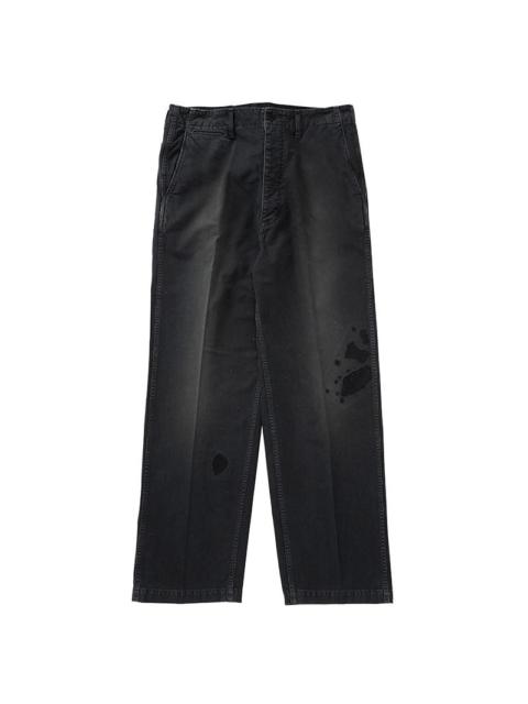 visvim CHINO PANTS CRASH BLACK
