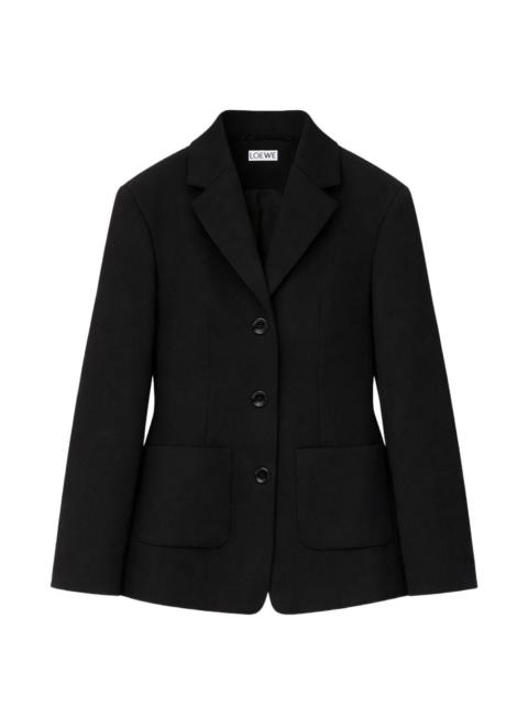 Loewe Loewe Women Wool Single-Breasted Jacket
