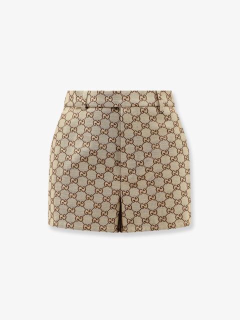 GUCCI Gg Supreme Fabric Shorts