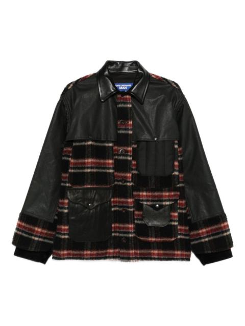 Junya Watanabe MAN x Comme des Garçons check panelled jacket