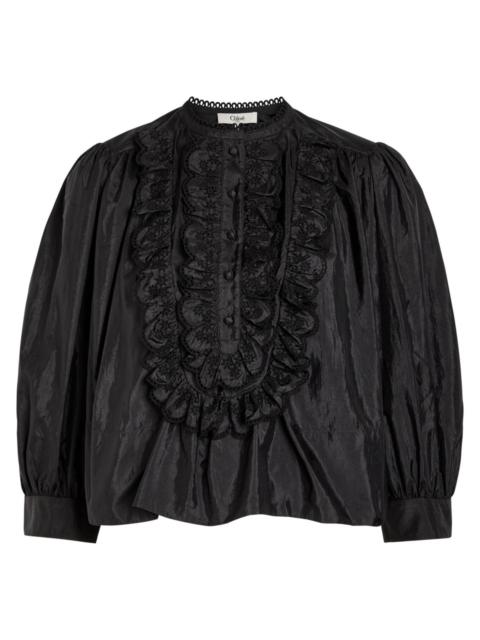 Chloé Chloe Ruffled Shell Blouse