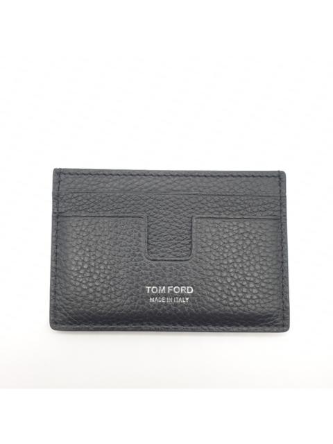 TOM FORD Tom Ford T line card case cardholder wallet black new