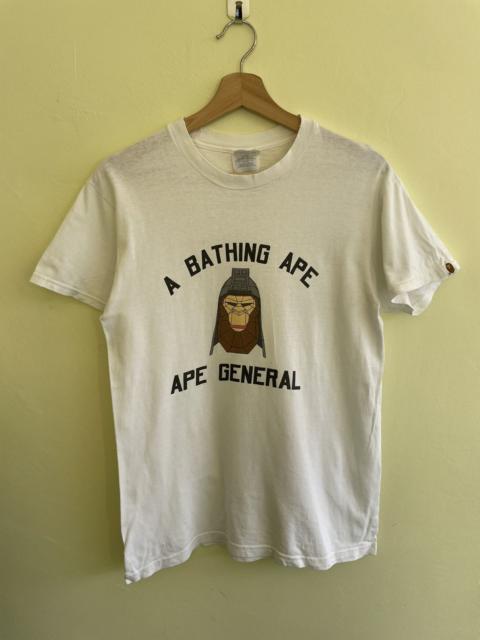 A BATHING APE® LAST DROP‼️Vintage 90s A Bathing Ape General Distressed Tee