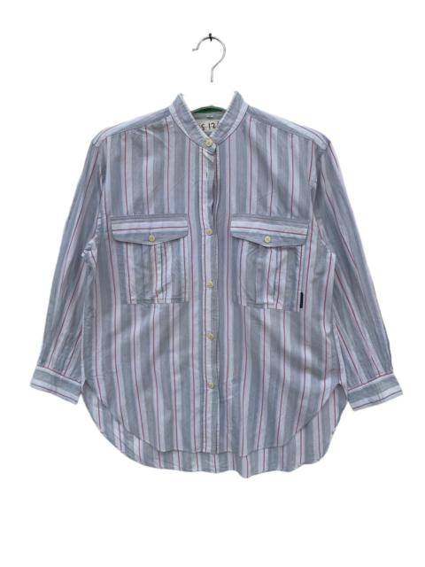 Other Designers Vintage - Vintage Hai Sporting Gear Stripe Shirt