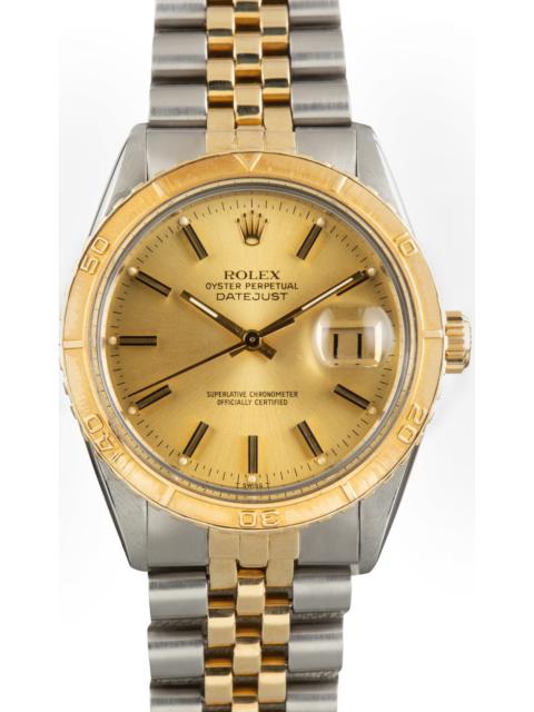 ROLEX Vintage Rolex Datejust Thunderbird Ref 16253 Champagne Dial