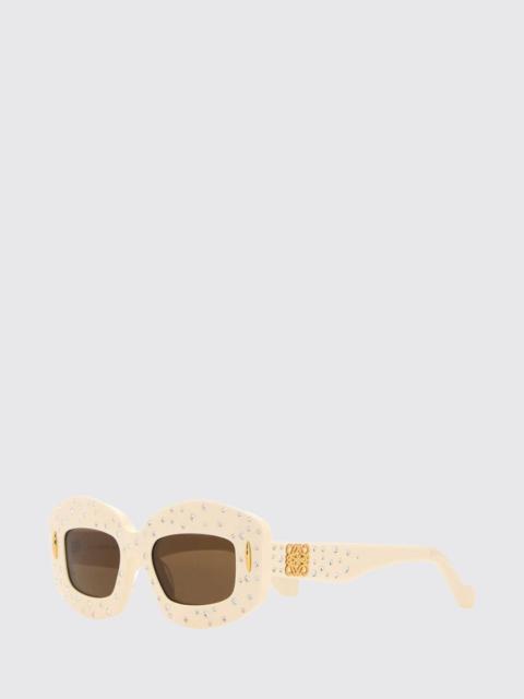 Loewe Loewe Men Crystal-Embellished Cat-Eye Sunglasses Loewe In Acetate With Monogram