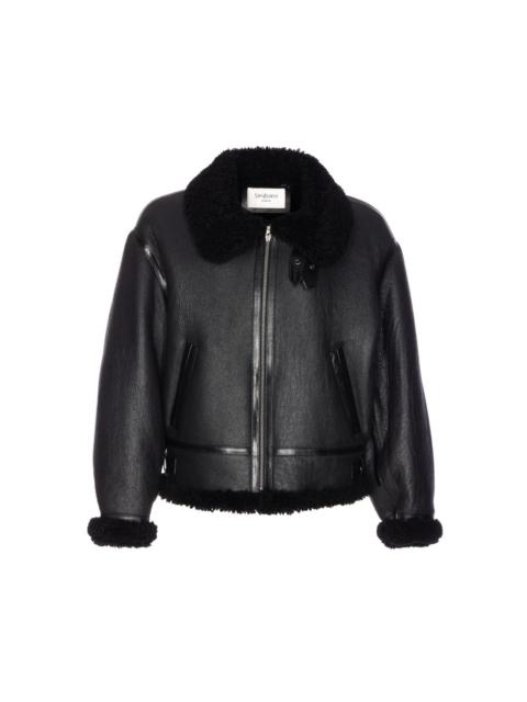 SAINT LAURENT Saint Laurent Men Leather Bomber