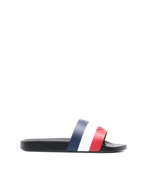 Moncler Basile logo-embossed slides