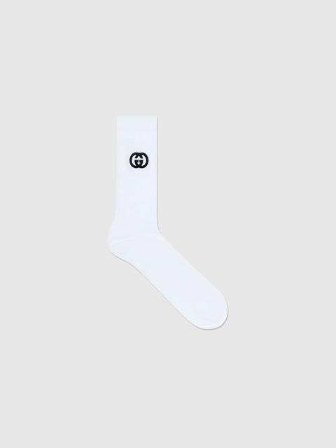 GUCCI Cotton blend socks with Interlocking G