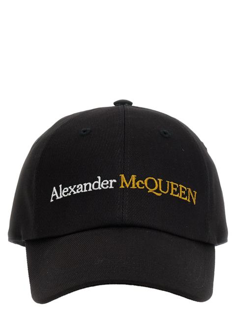 Alexander McQueen Mcqueen Men Logo Cap
