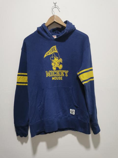 Other Designers Uniqlo - Mickey Mouse Uniqlo Varsity Hoodie Sweatshirt