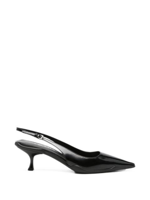 Prada Prada Women Leather Slingback Pumps