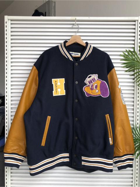 Other Designers Japanese Brand - Vintage Havest Collage Leather Varsity /Travis Flacko Scott