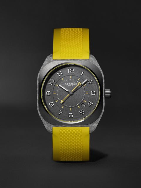 Hermès H08 Automatic 39mm Glass Fibre and Rubber Watch, Ref. No. 402993WW00 Yellow
