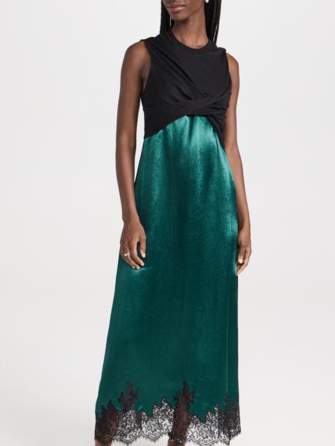 3.1 Phillip Lim Twist Tank Slip Combo Maxi Dress