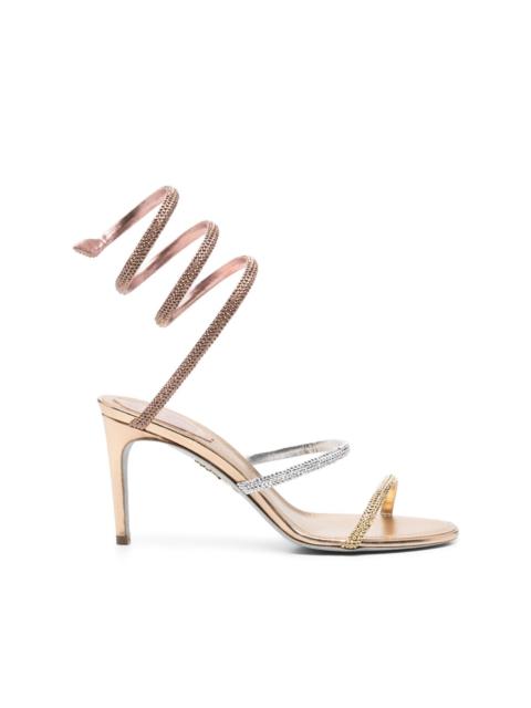 85mm crystal-embellished sandals