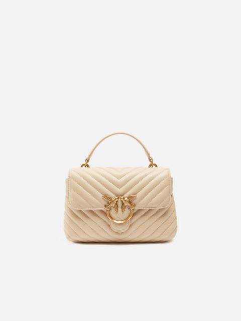PINKO MEDIUM HANDBAG LADY LOVE BAG PUFF CHEVRON