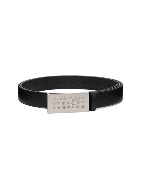 MM6 Maison Margiela Black Numeric Belt