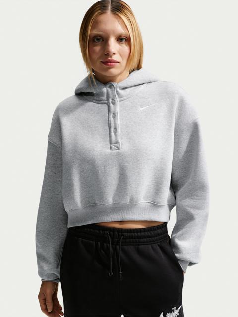 Nike Nike Sportswear Phoenix Fleece Women's Oversized Cropped Henley Hoodie